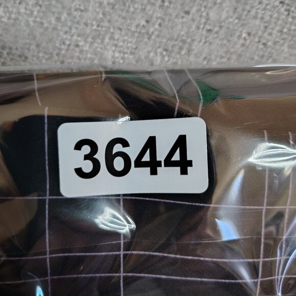 Curvie Fit Pants Womens Size 34x31 Medium Black Pink Plaid Stripe Loose Fit - Picture 11 of 13